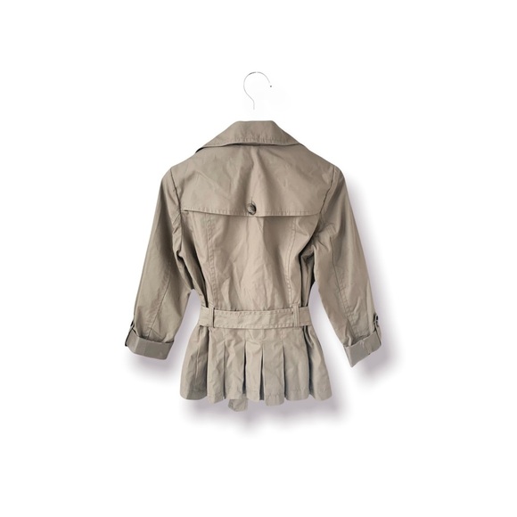 🌸H&M🌸 Women’s Belted Trench Jacket Size 8 Button - Picture 3 of 10